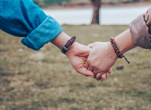 church holding hands